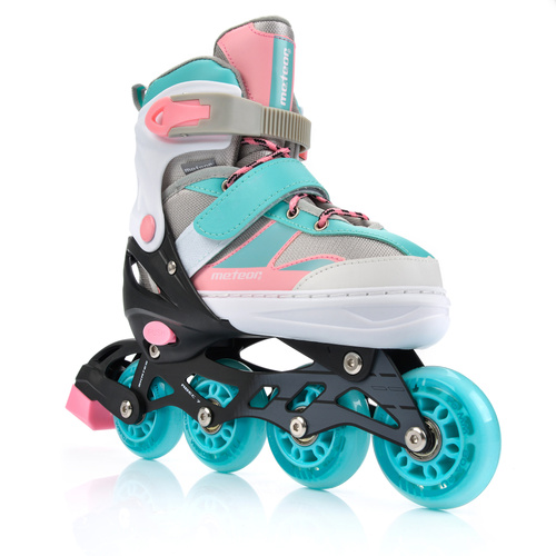 Inline skates Meteor  L 38-41 pink / light blue
