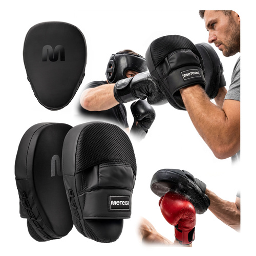 Boxing Focus Pads Meteor training, pair, synthetic PU leather