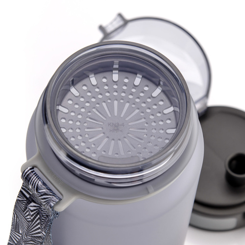 Sports water bottle Meteor 1000 ml grey
