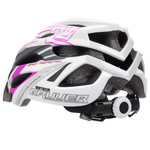 Kask rowerowy Meteor Gruver S 52-56 cm biały/szary/różowy