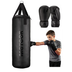 Boxing Set Meteor punching bag 12 kg and boxing gloves 6 oz