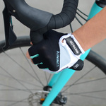 Rękawiczki rowerowe Meteor Gel GX37 S bialy/miętowy