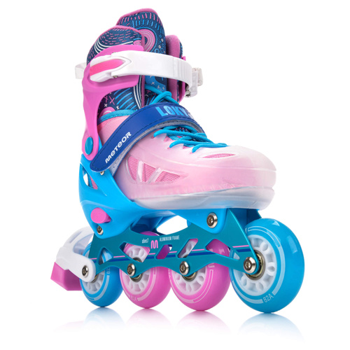 Inline skates Meteor Loky M 34-37 pink/blue