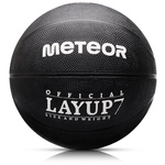 Piłka do koszykówki Meteor Layup 7 czarny