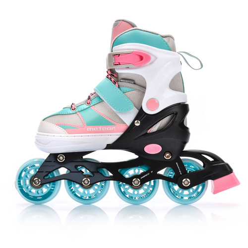 Inline skates Meteor 2in1 L 38-41 pink / blue
