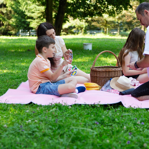 Picnic Blanket Meteor 150x190 cm pink