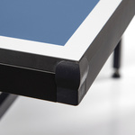 Zestaw stół do tenisa stołowego Meteor niebieski plus siatka rollnet, 2 rakietki, 3 piłeczki