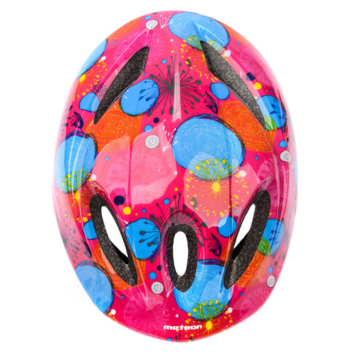Kids bike helmet KS05 S 48-52 cm pink Abstract