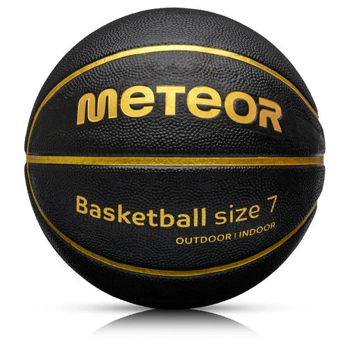 Training basketball Meteor Cellular 7 black/gold 8 panels