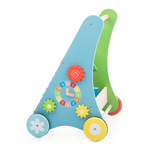 Wooden manipulative walker