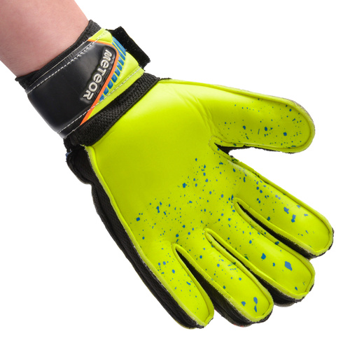 Goalkeeper gloves Meteor Defence 5 yellow