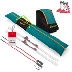 Ski set Meteor Croma green/black