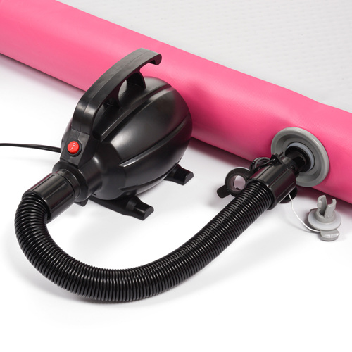 Inflatable air track Meteor 400 cm pink