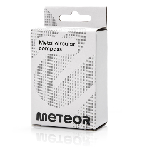 Meteor metal compass round