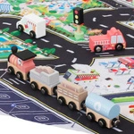 Wooden car set