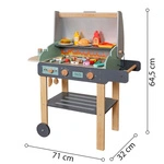 Wooden barbecue