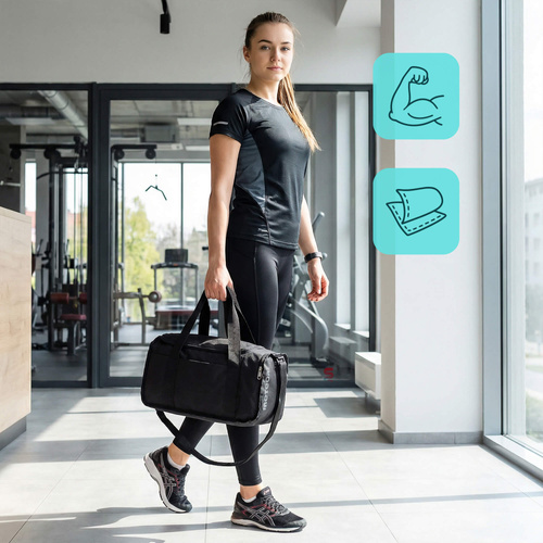 Fitness bag Meteor Nepr 20 l black