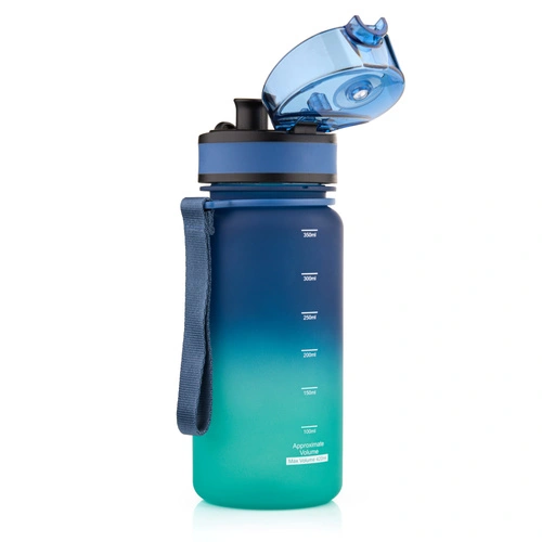 Bidon sportowy Meteor 350 ml niebieski/turkusowy