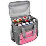 Thermal bag Meteor Frosty 30l pink / gray melange