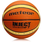 Piłka do koszykówki Meteor Inject 14 paneli 6 brązowy/beżowy