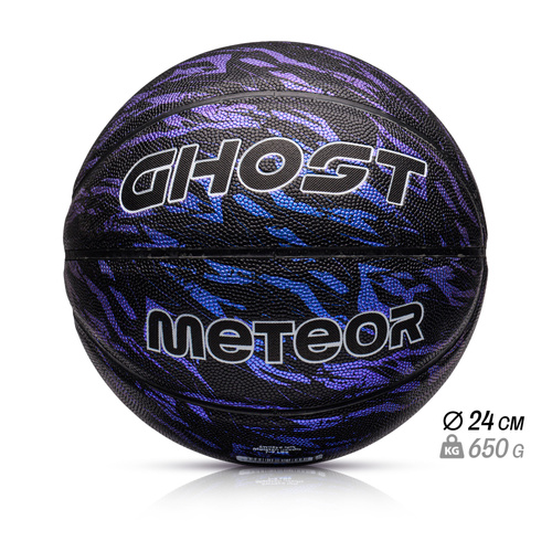 Piłka do koszykówki Meteor Ghost niebieski 7