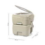 Portable toilet Meteor 20 l CHH- 5020TD