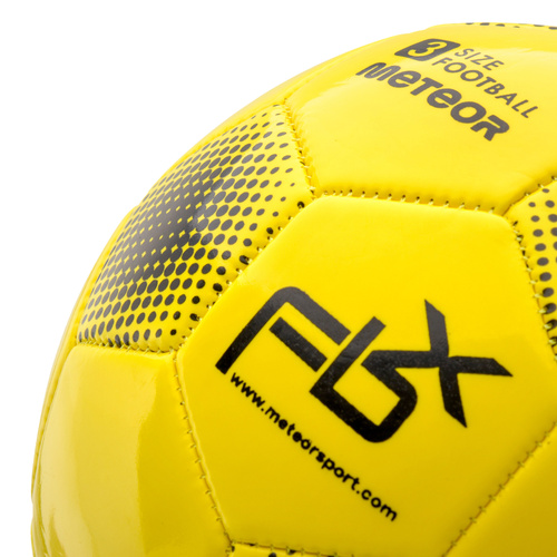 Piłka nożna Meteor FBX 3 neonowy żółty