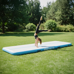 Inflatable air track Meteor 300 cm light blue