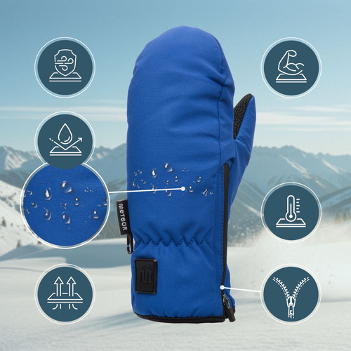 Winter gloves Meteor Orel XXS navy/black