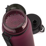Sports water bottle Meteor 650 ml burgundy