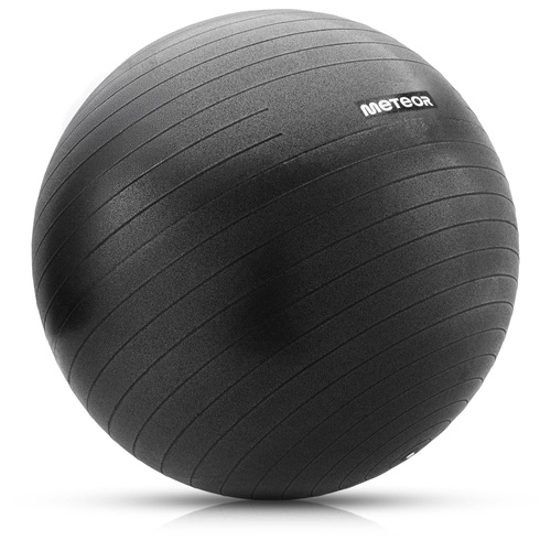 Piłka fitness Meteor 75 cm czarna