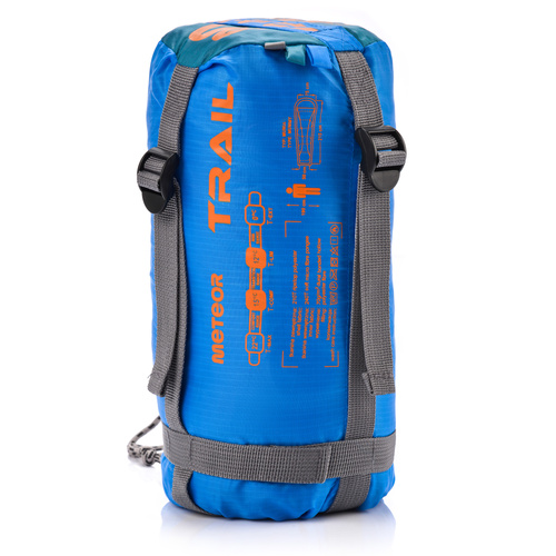 Meteor Sleeping bag Trail blue/navy blue