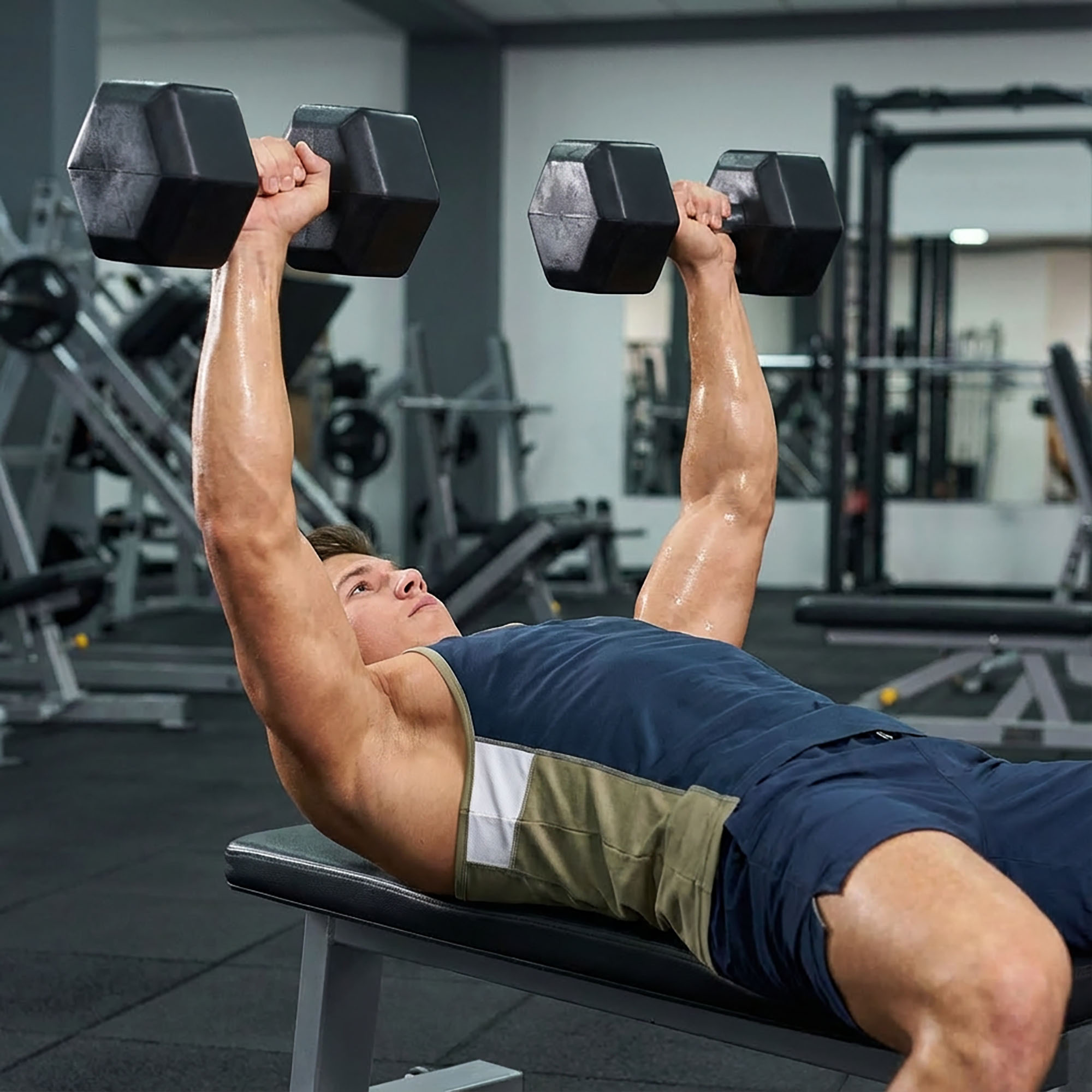 Cement dumbbell set 2x10 kg Meteor 