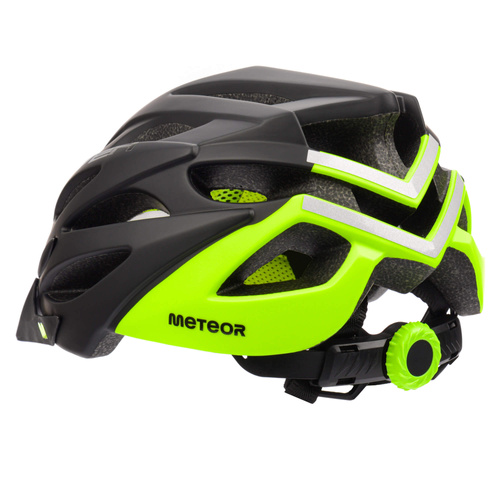 Bike helmet Meteor Marven L 58-61 cm black / green