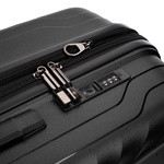 Średnia walizka SwissBags Ibiza 65 cm czarny