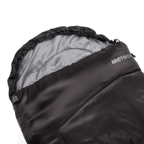 Sleeping bag Meteor Snooze+ black/grey
