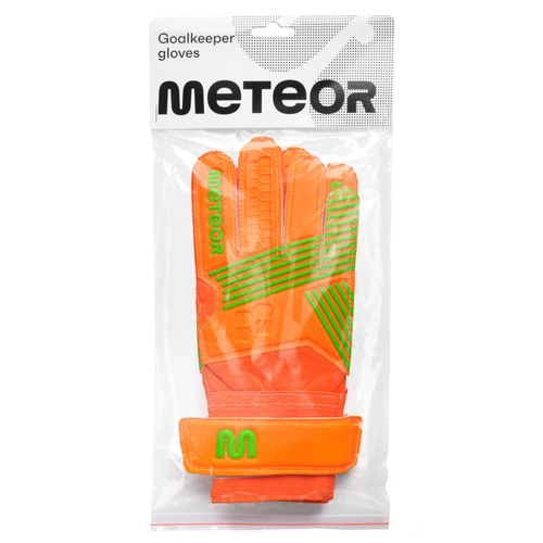 Rękawice bramkarskie Meteor Catch 6 pomarańczowy