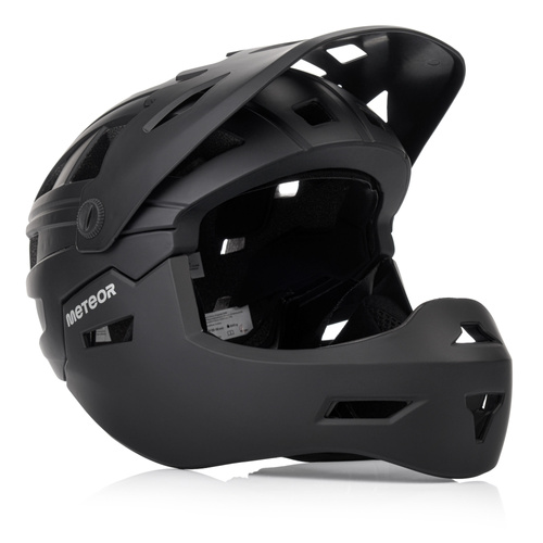 Full-face bicycle helmet Meteor Hydra L 58-61 cm black