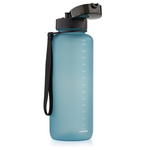 Sports water bottle Meteor 1500 ml grey-blue