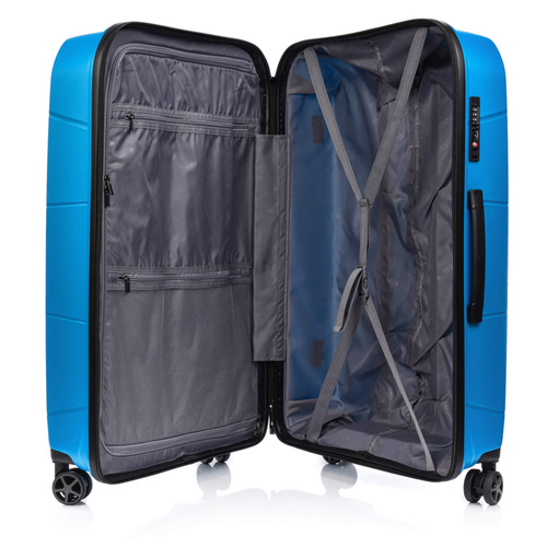 Duża walizka SwissBags Lava 75 cm niebieski