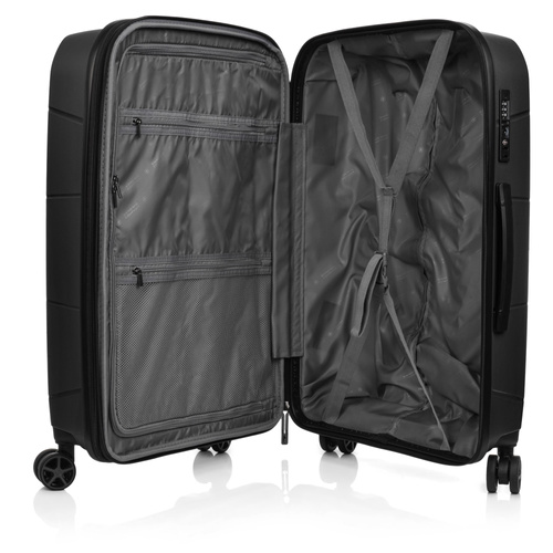 Średnia walizka SwissBags Lava 66 cm czarny