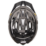 Kask rowerowy Meteor Gruver S 52-56 cm czarny/biały/pomarańczowy