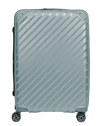 Średnia walizka SwissBags Diamond cut 67 cm metaliczny niebieski