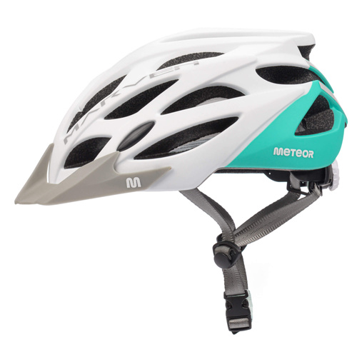 Kask rowerowy Meteor Marven M 55-58 cm biały/miętowy