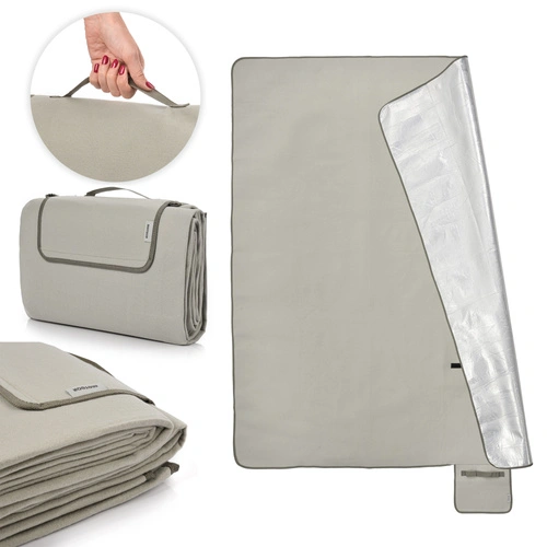 Picnic Blanket Meteor XL 175x200 cm grey-beige