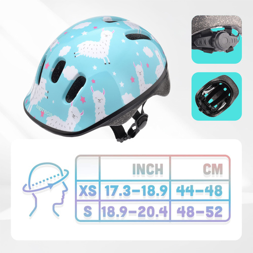 Kask rowerowy dla dzieci Meteor KS06 S 48-52 cm Alpacas
