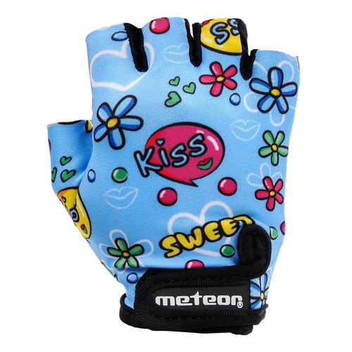 Cycling gloves Meteor Kids S Kiss love