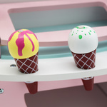 Wooden Ice Cream Cart pink