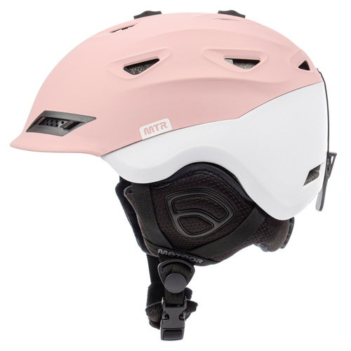 Kask narciarski Meteor Montara L 58-61 cm biały/różowy