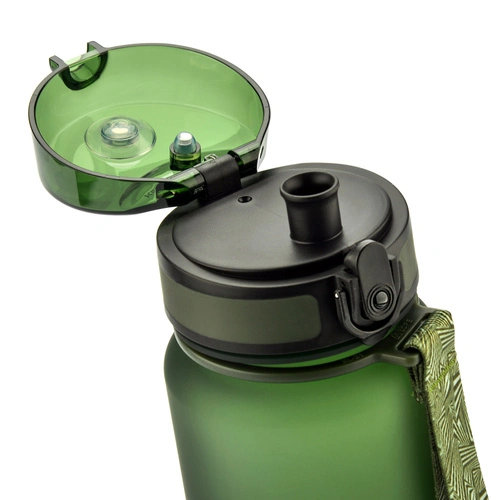 Sports water bottle Meteor 1000 ml dark green